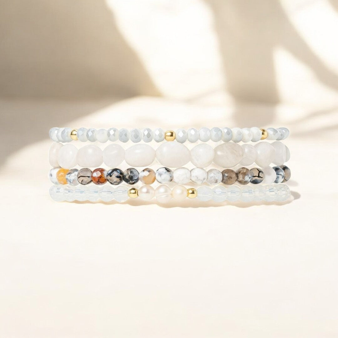 Mondschein-Achat-Harmonie Apple Watch Armband
