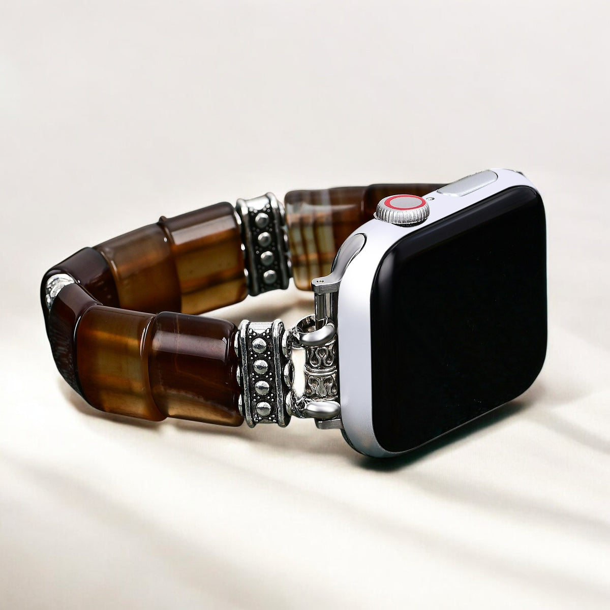 Ethereal Dune Achat Stretch Apple Watch Armband