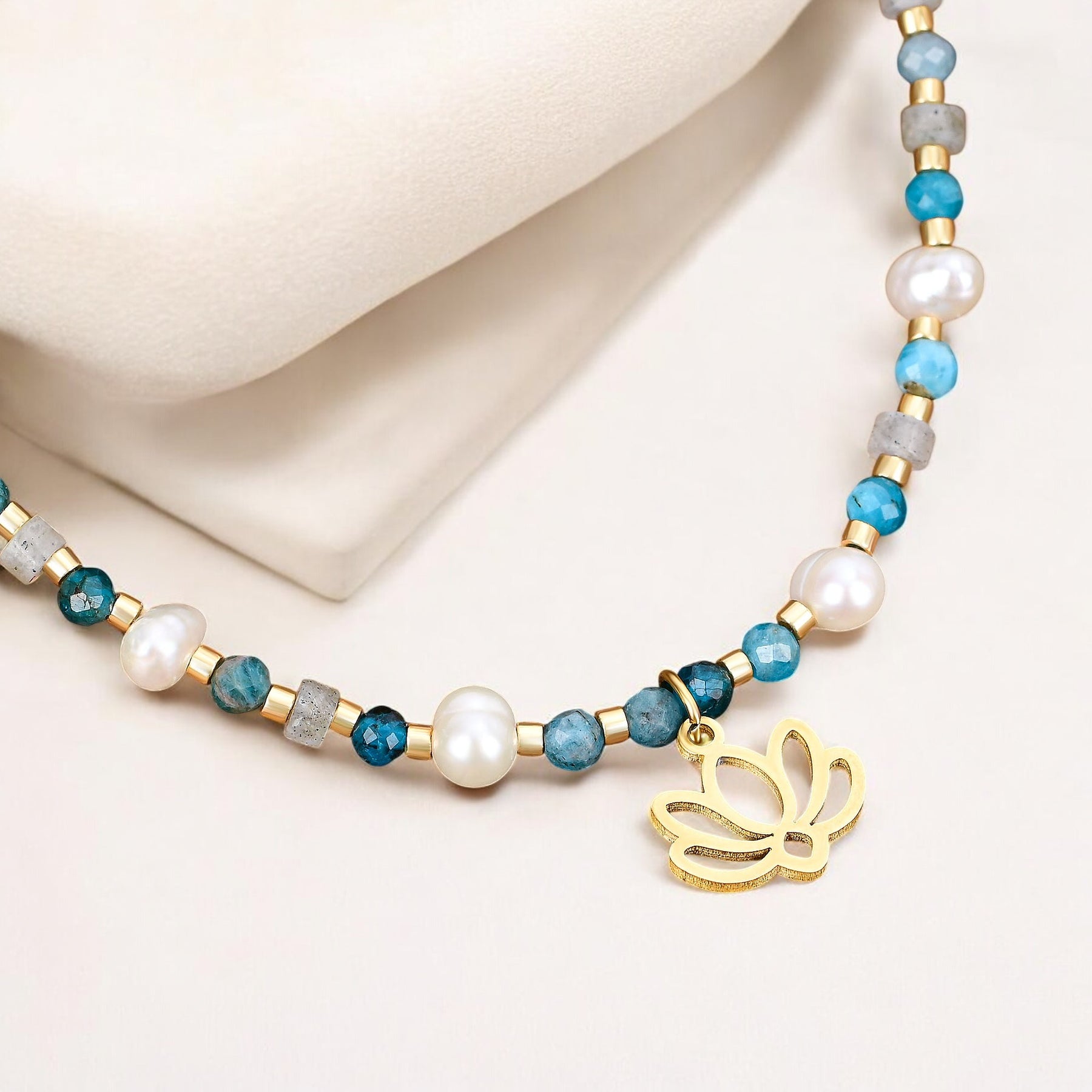 Ruhiger Lotus Fußkettchen