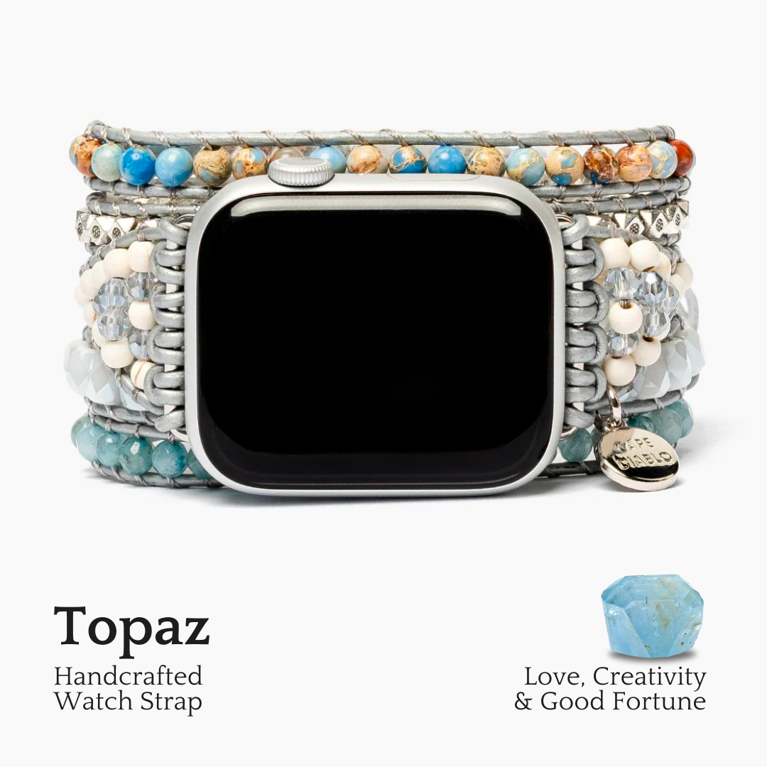 Heilender Topas Apple Watch Armband