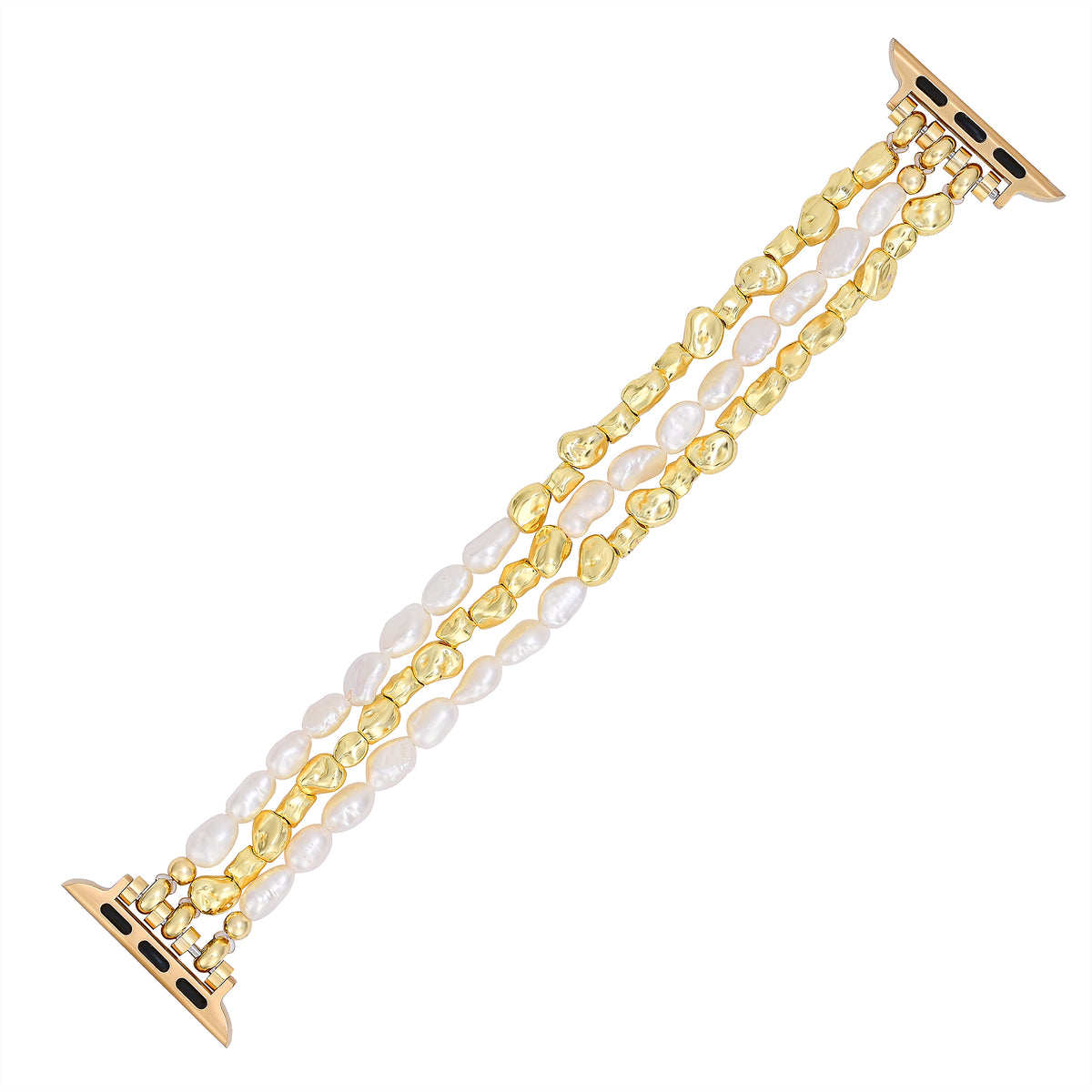 Golden Pearl Stretch Apple Watch Armband