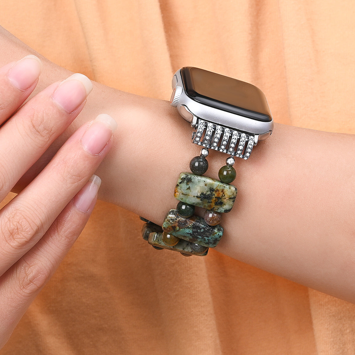 Ancient Forest Stretch Apple Watch Armband