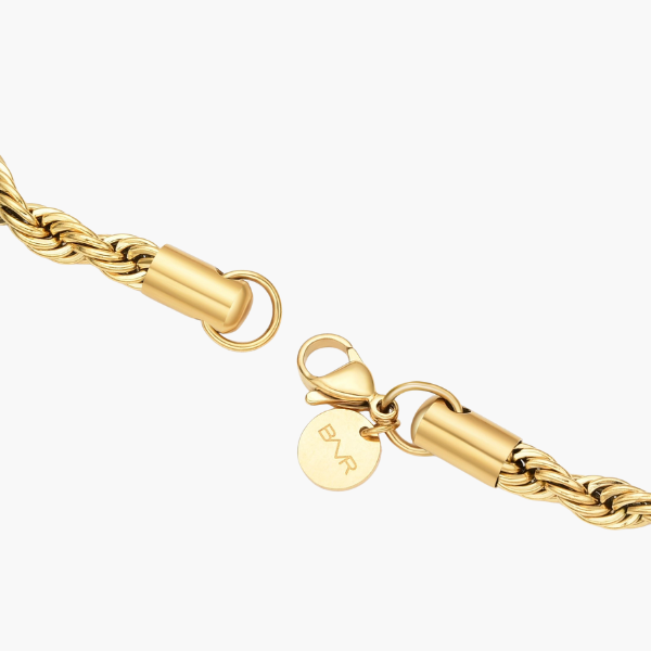Seilarmband (Gold) 5mm
