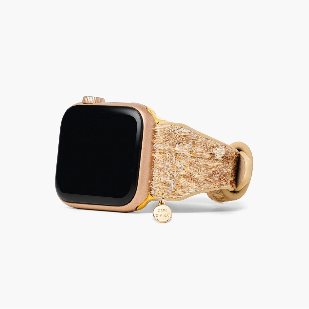 Driftwood Hues Leder Apple Watch Armband