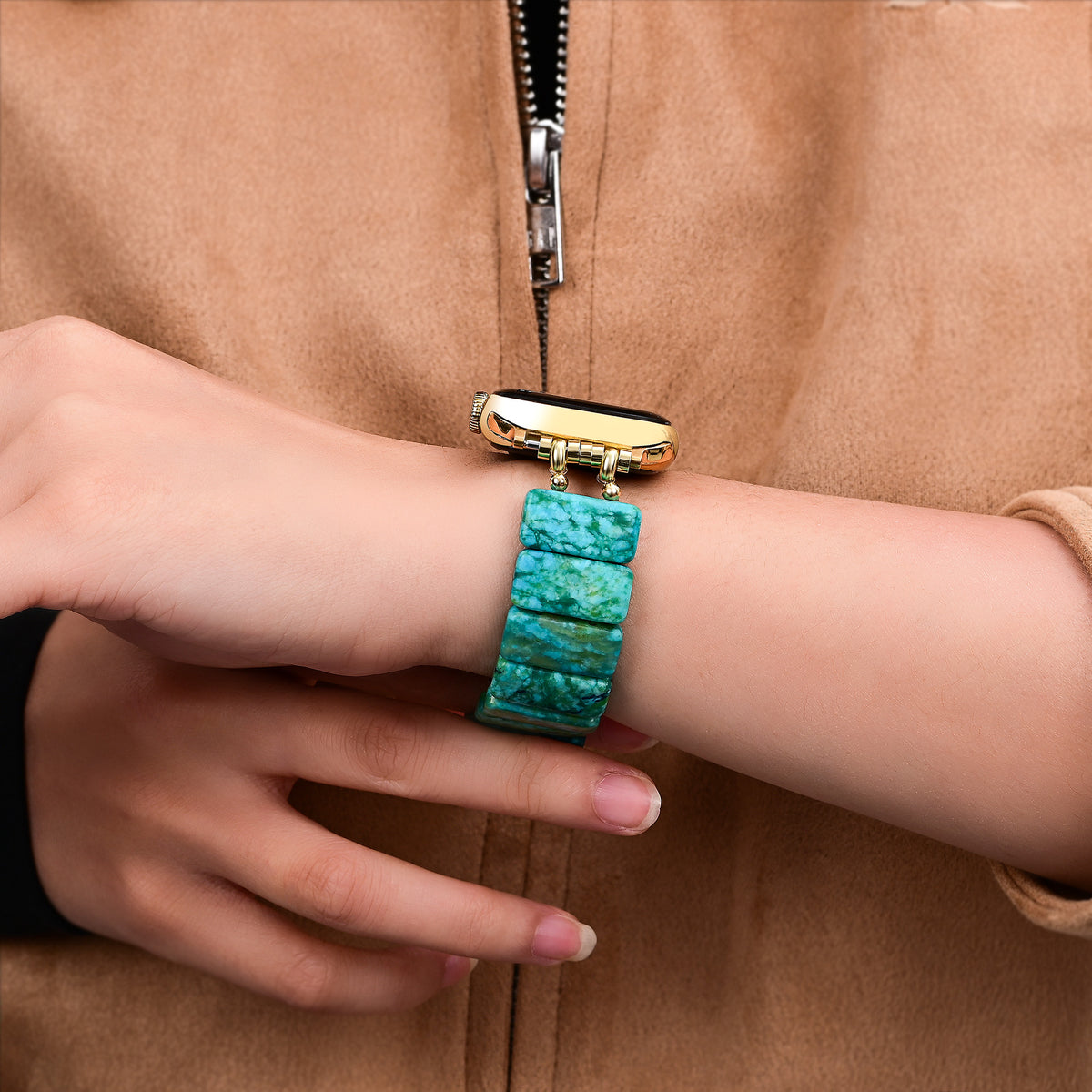 Jade Serenity Stretch Apple Watch Armband