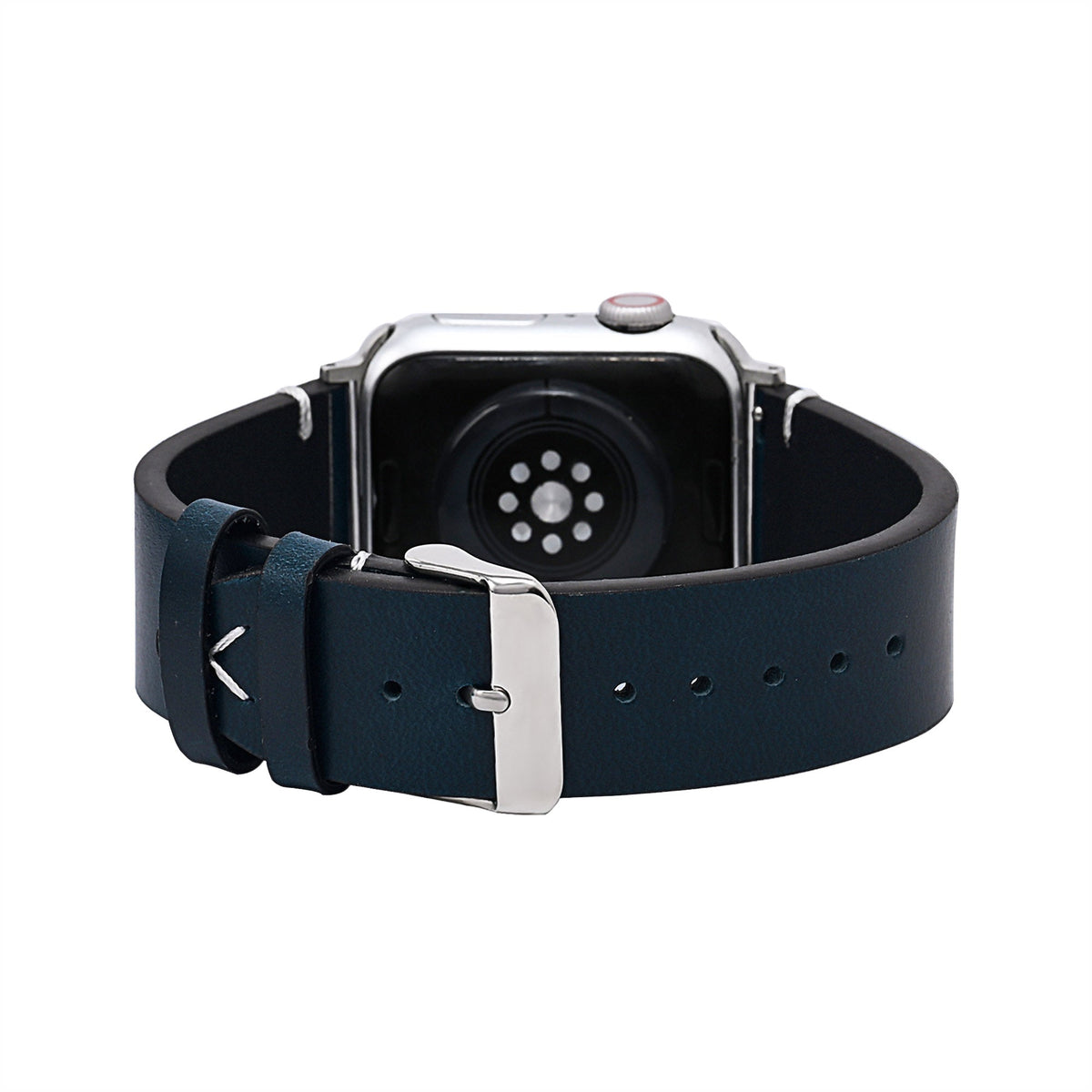 Dunkelbraunes Lederarmband für Apple Watch Herren