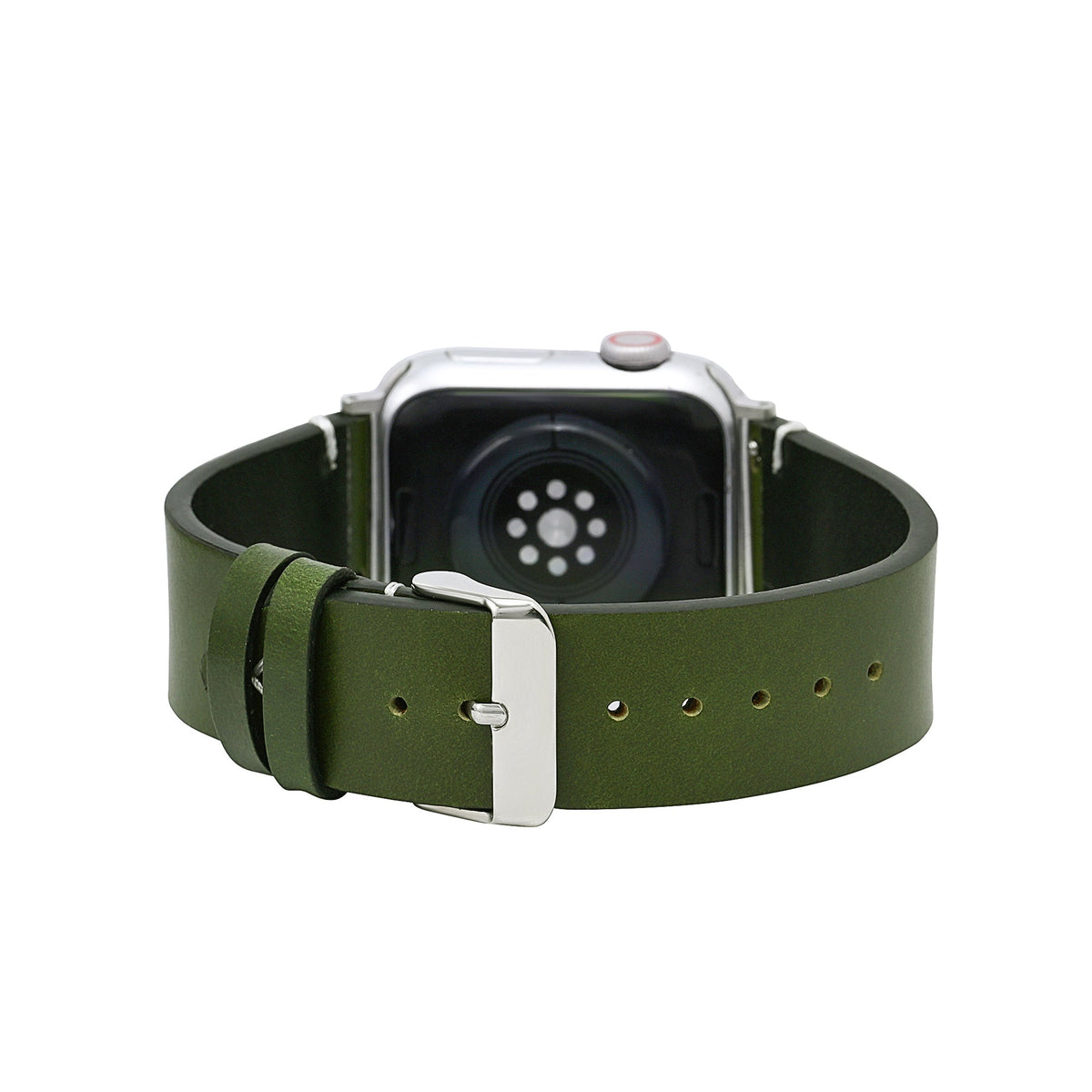 Herren Blaues Lederarmband für Apple Watch