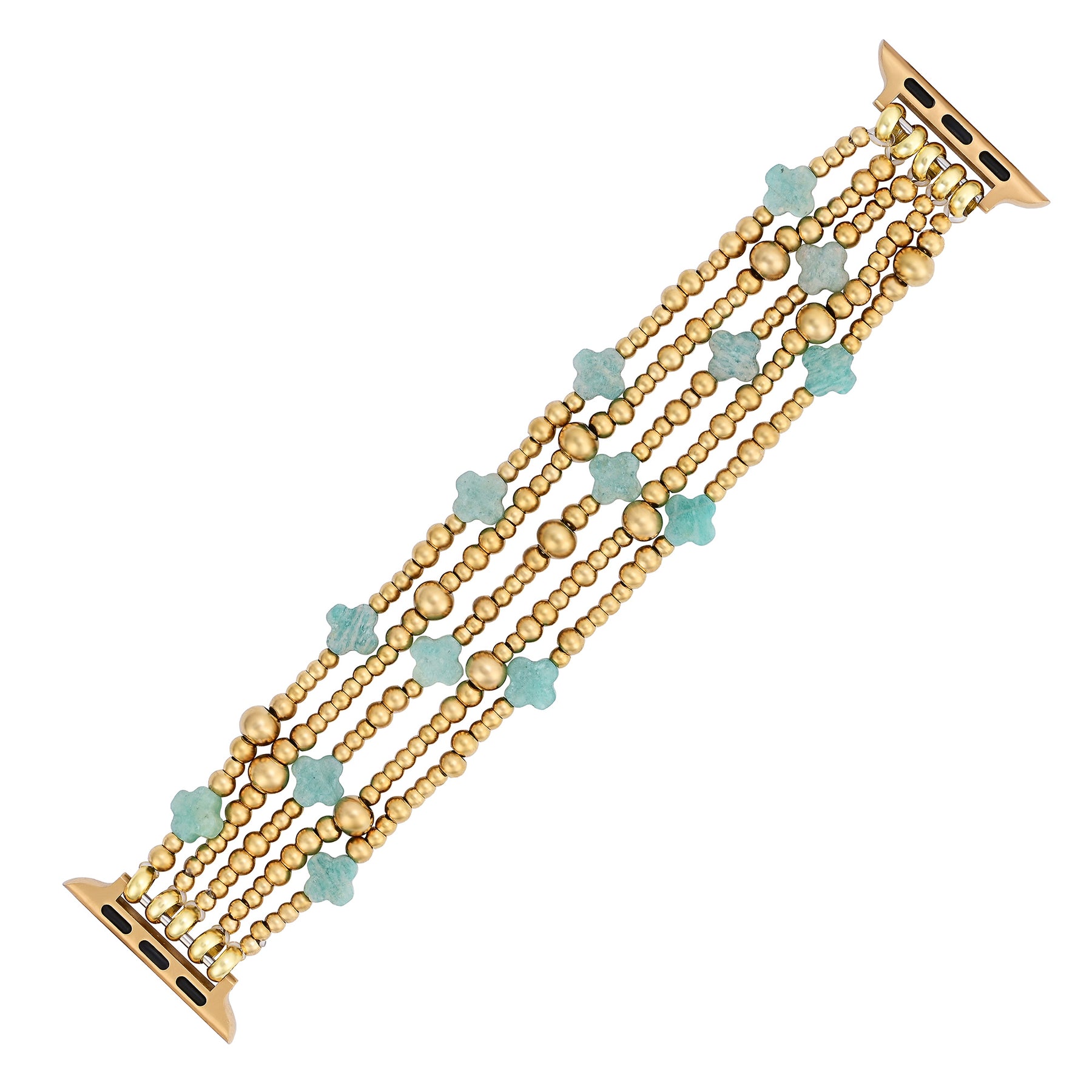 Serene Blue Cross Stretch Apple Watch Armband
