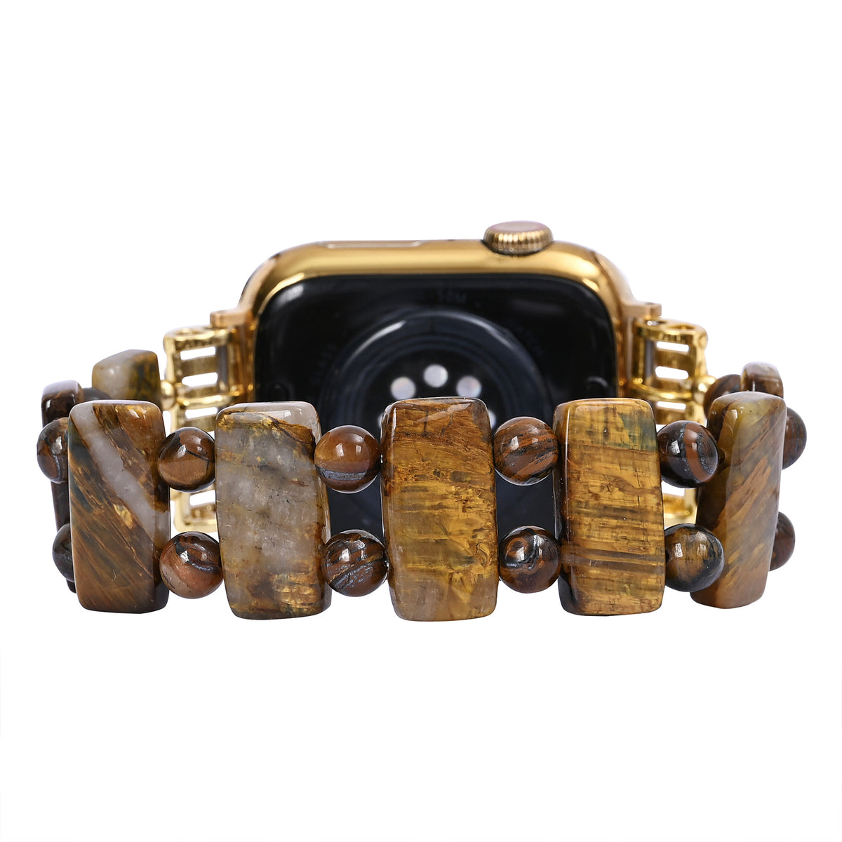 Golden Tiger Strength Apple Watch Armband