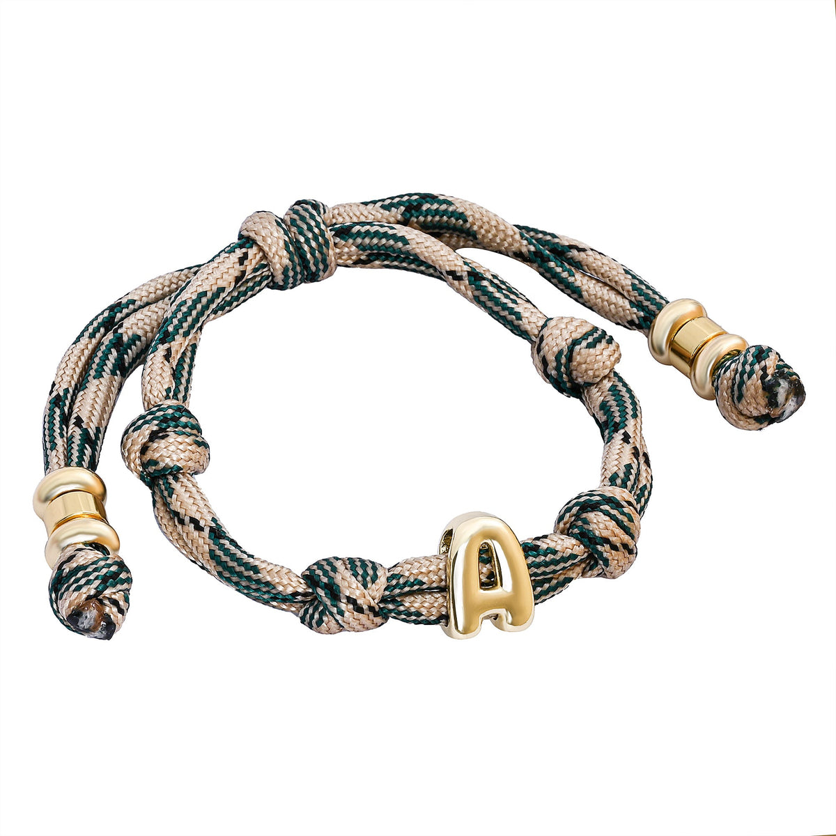Geflochtene Initial Bracelets