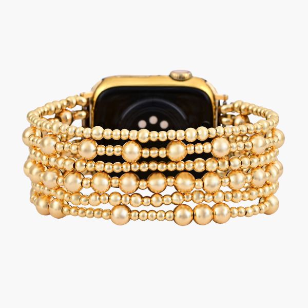 Golden Demure Stretch Apple Watch Armband