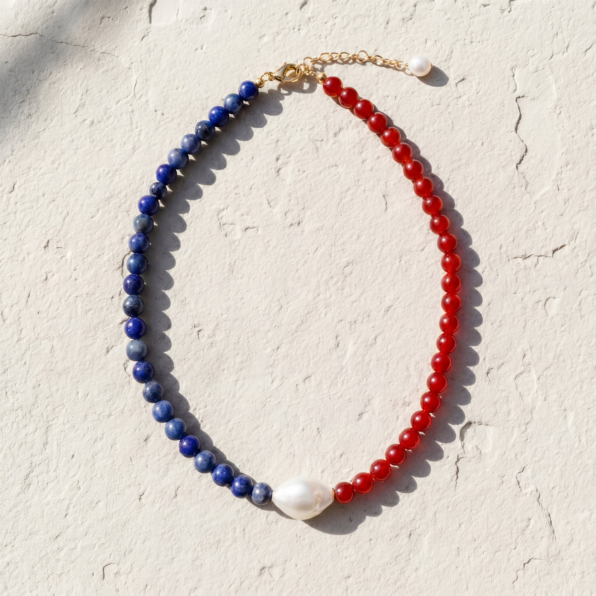 UK Britannia Perlenkette mit Perlenbesatz