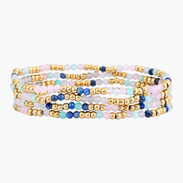 Juwel Lapis Amazonit Armband Set