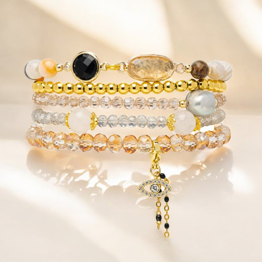 Dark Champagne Stretch Apple Watch Armband