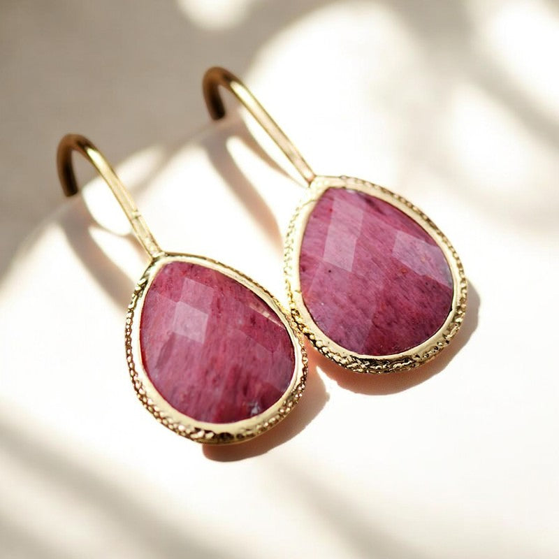 Ohrringe mit hängender Erdheilungsenergie