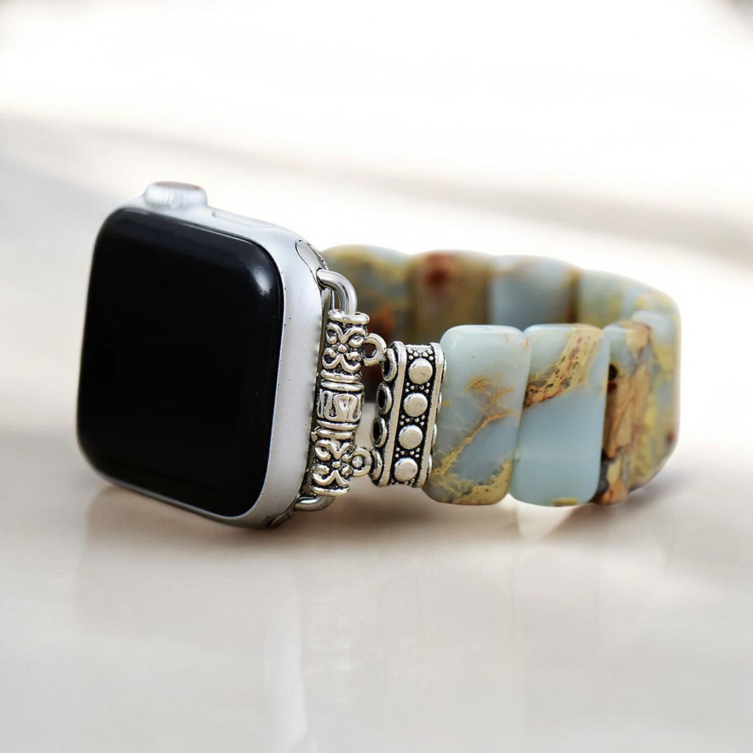 Earth Tibetan Jasper Stretch Apple Watch Armband