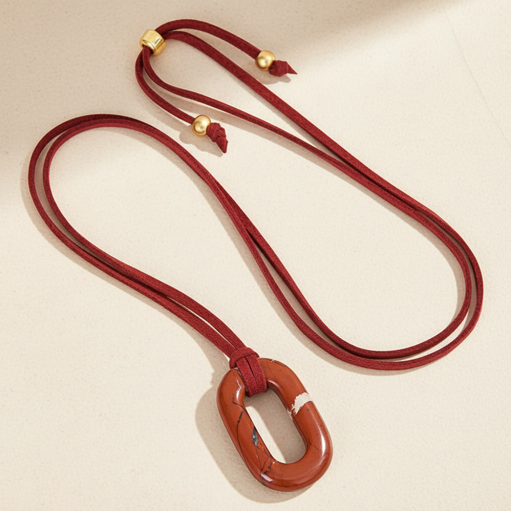 Wildleder Redstone Gelassenheit Halskette