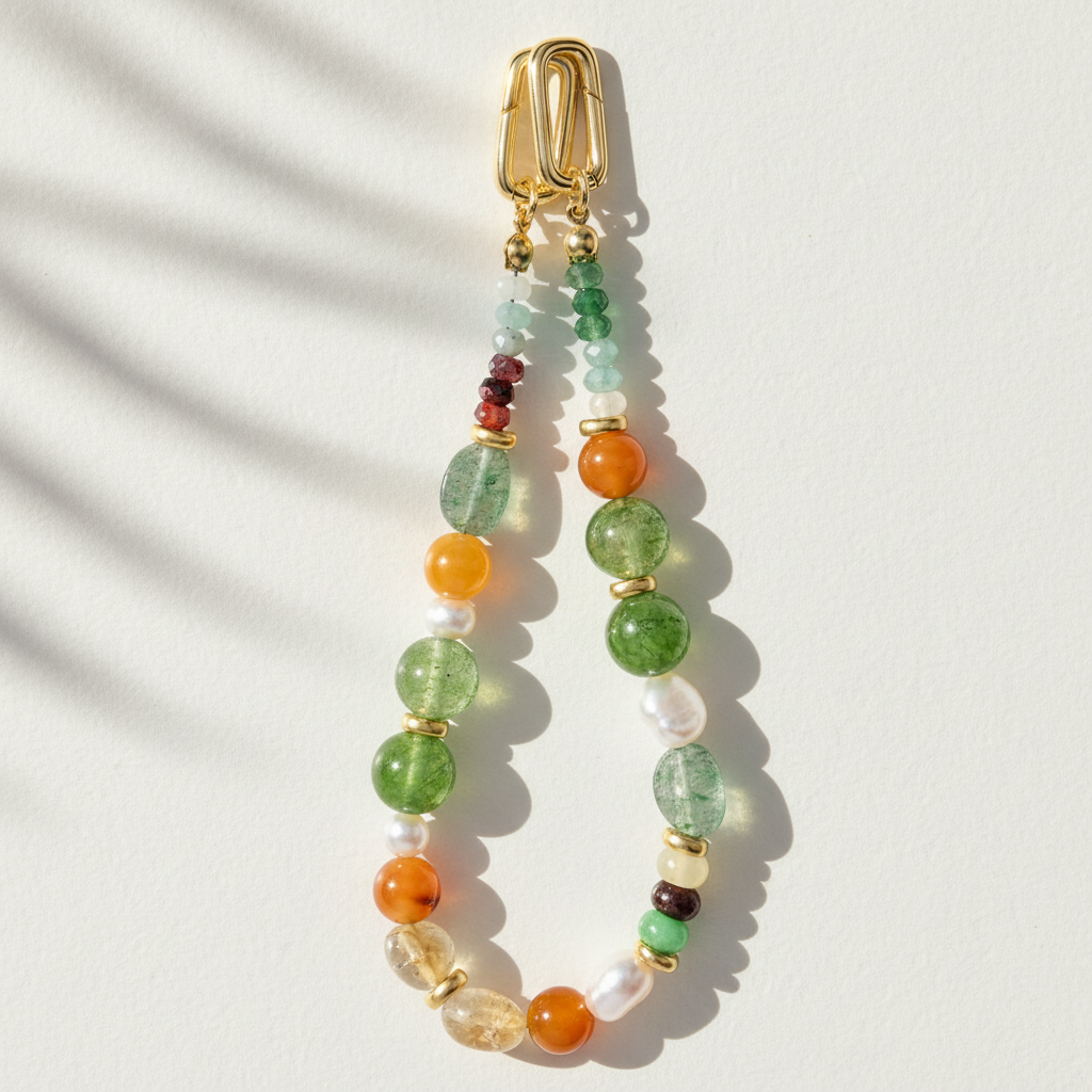 Malaysischer Jade Harmonie Taschenanhänger