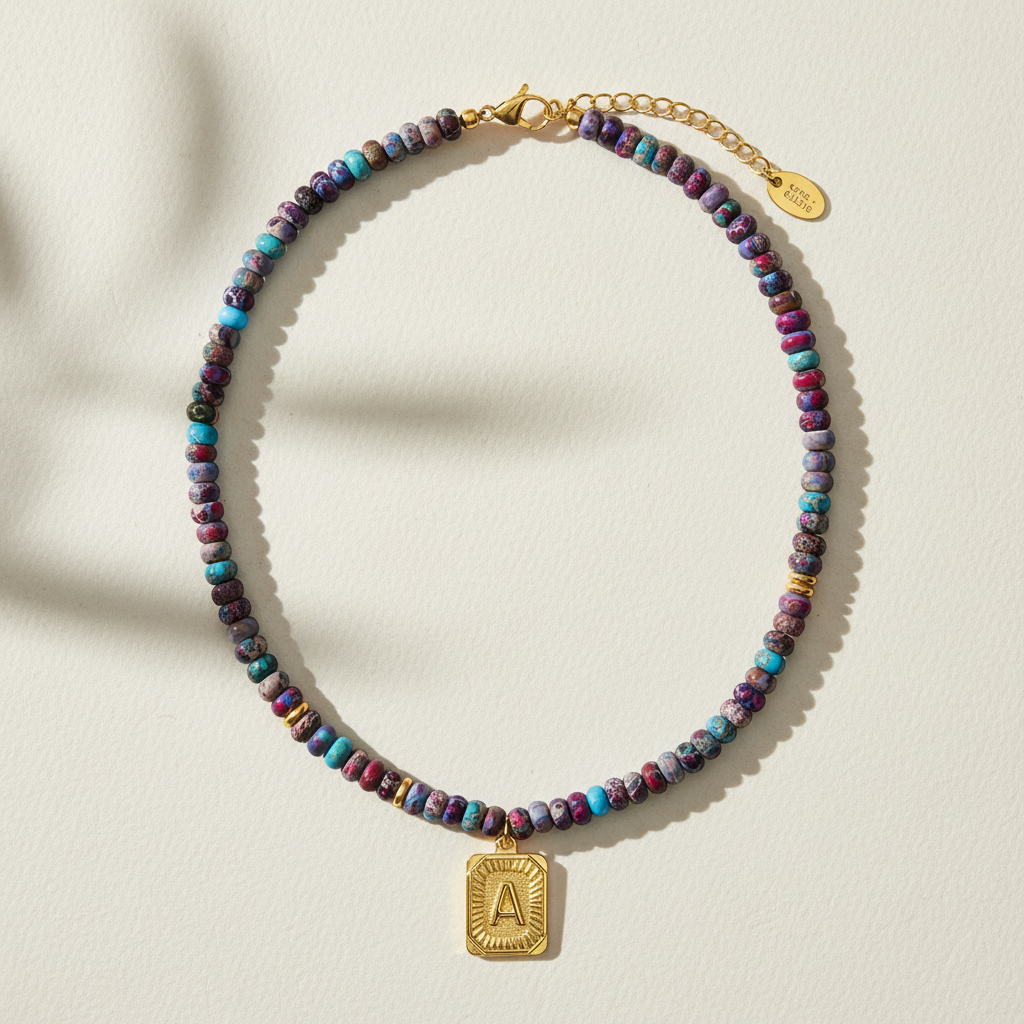 Lebendige Edelstein Anfangsblasen-Halskette