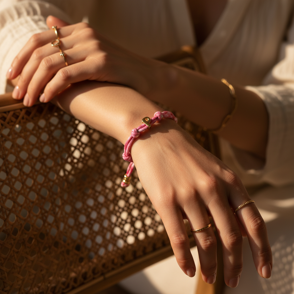 Geflochtene Initial Bracelets