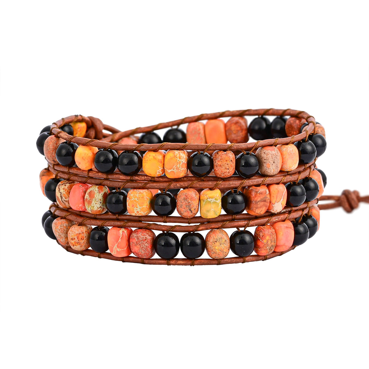 Spooky Achat Wickelarmband