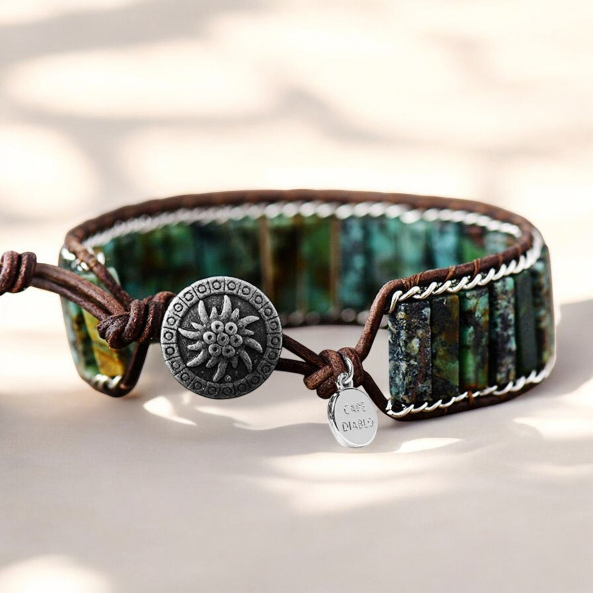 Ozeanischer Türkis Armreif