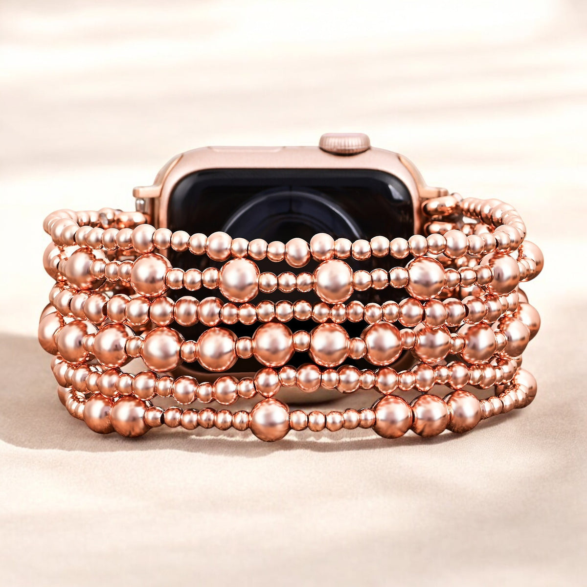 Rose Gold Serenity Apple Watch Armband