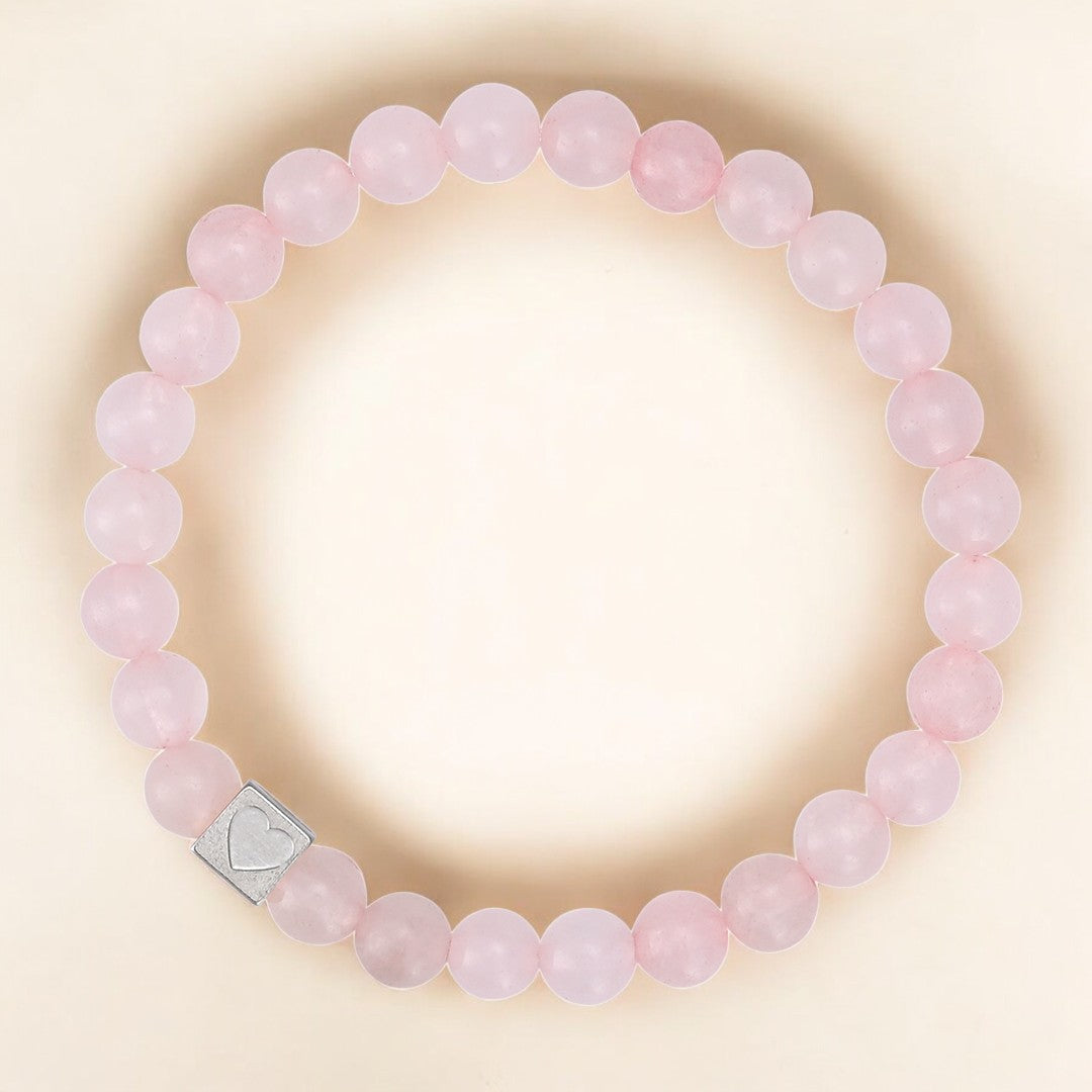 Valentinstags Silber Liebesperlen Armband