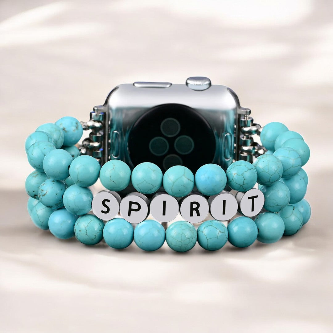 Türkisfarbener Spirit Inspiration Apple Watch Armband