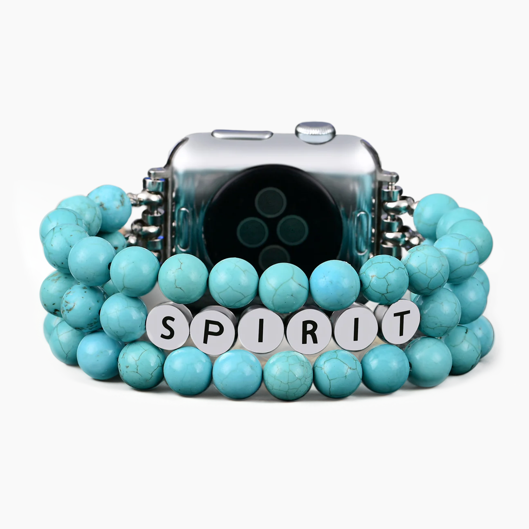 Türkisfarbener Spirit Inspiration Apple Watch Armband