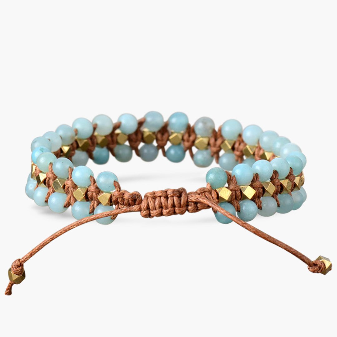 Healing Amazonite Bohemian Bracelet - Cape Diablo