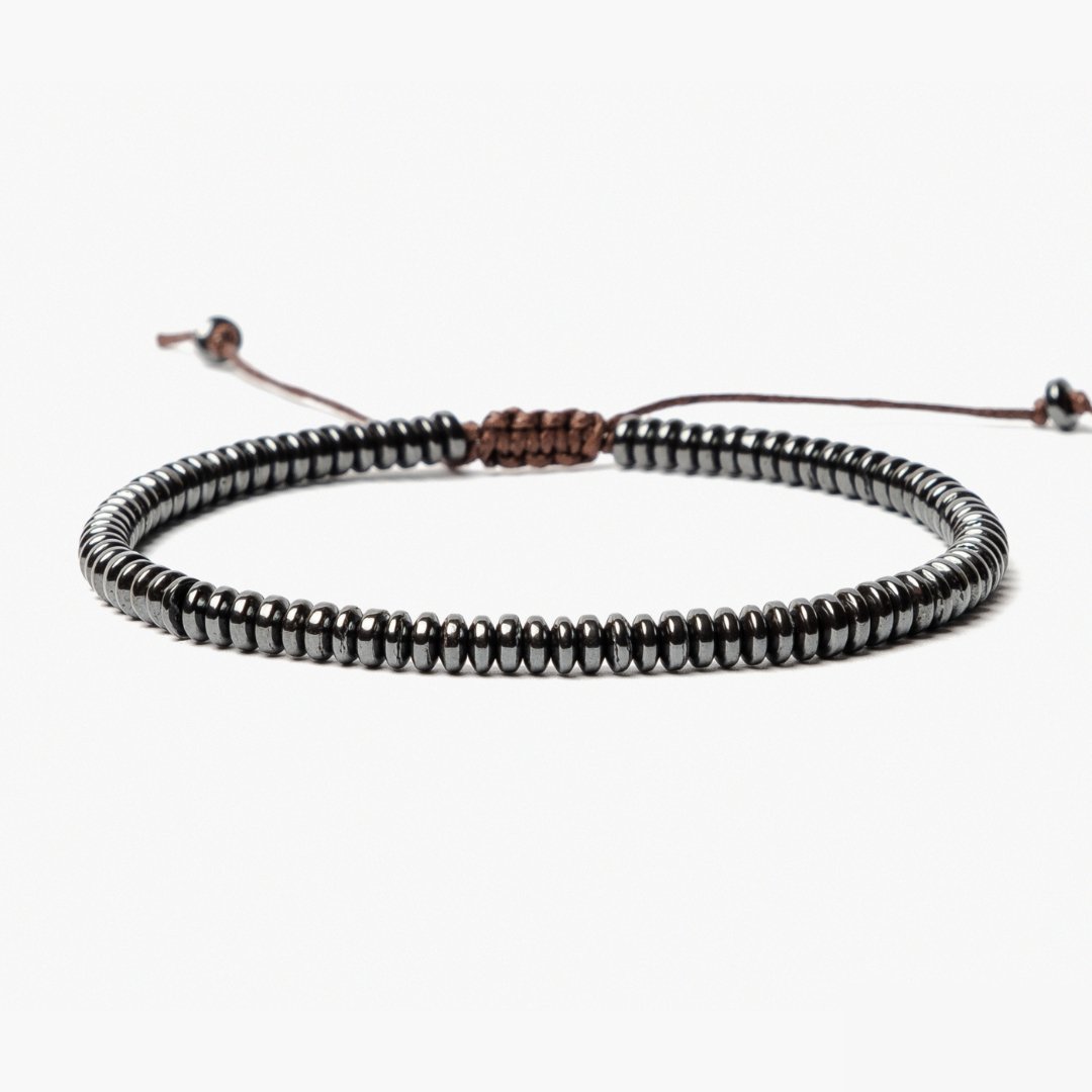 Men's Hematite Stone Bracelet - Cape Diablo
