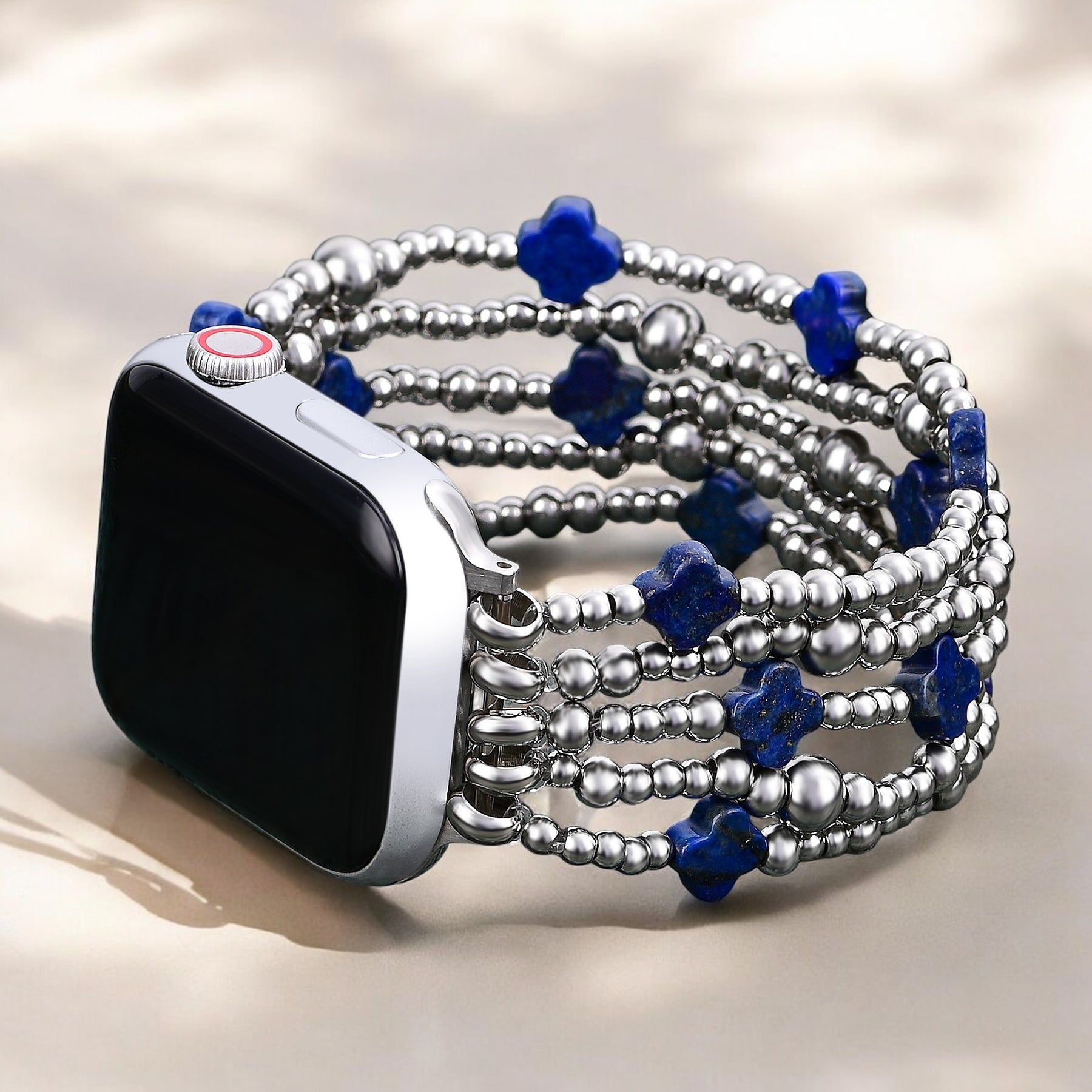 Lapis Divine Cross Stretch Apple Watch Armband