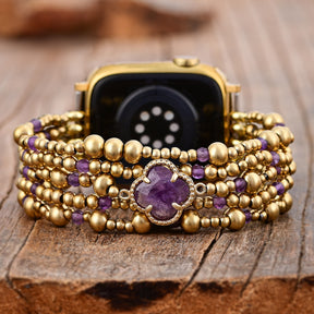 Imperial Amethyst Schutz Stretch Apple Watch Armband