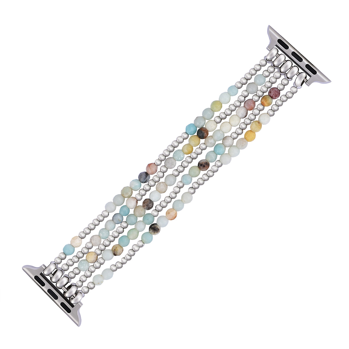 Amazonit Brillanz Stretch Apple Watch Armband