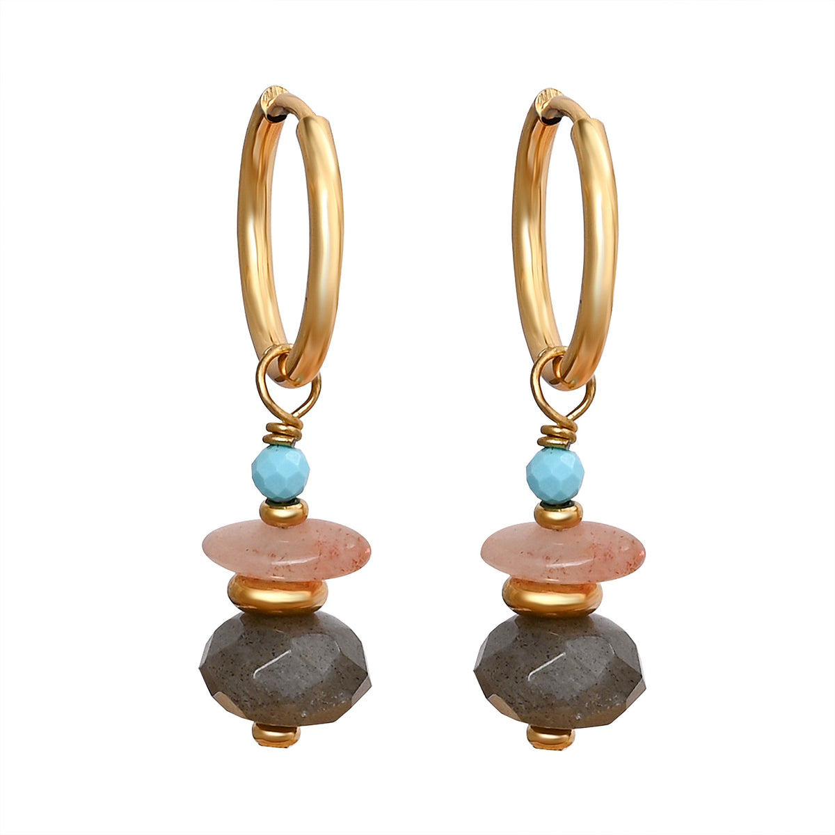 Aurora Labradorit Ohrringe