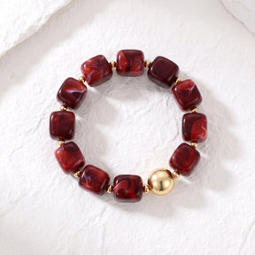 Chunkiges Armband „Scarlet Eclipse“