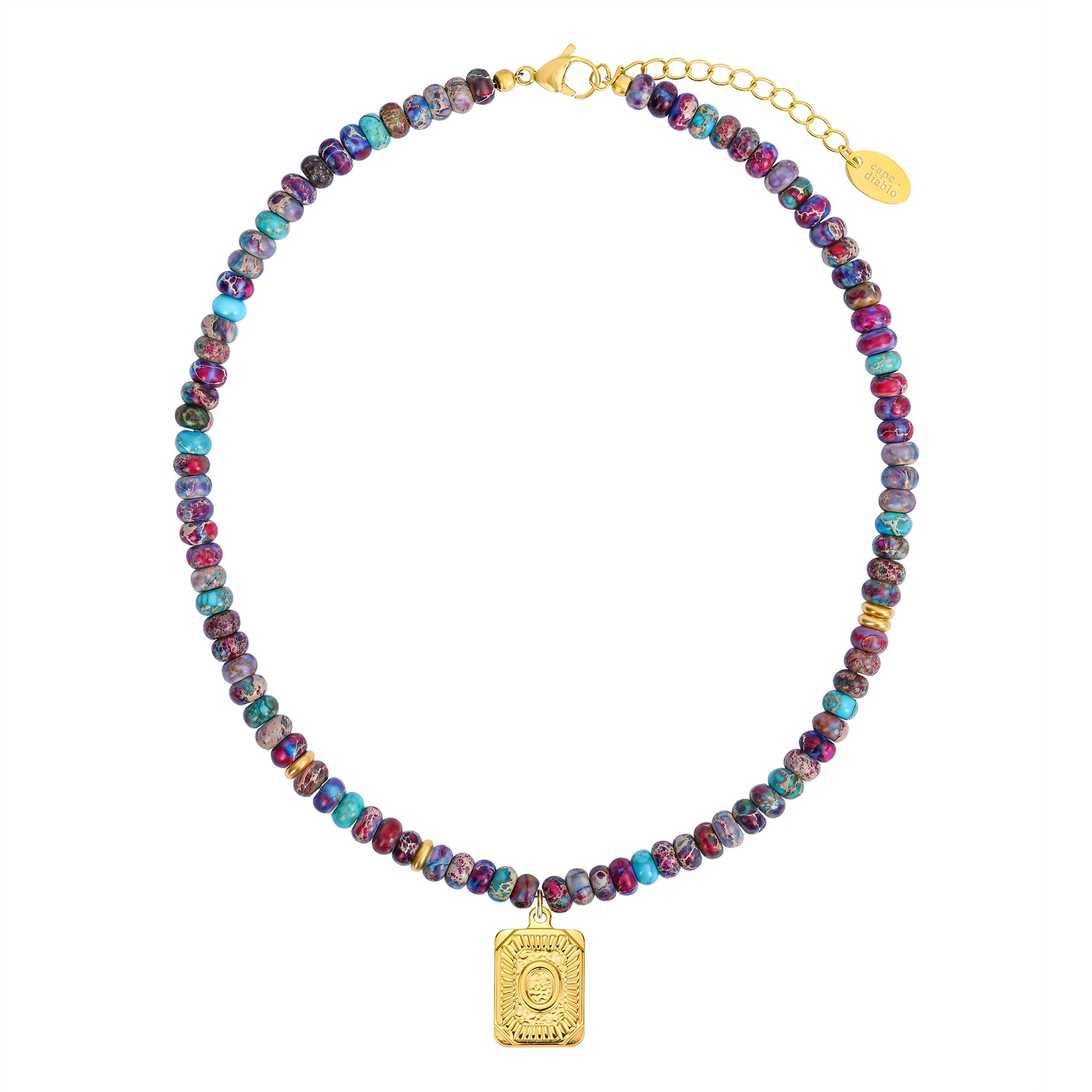 Lebendige Edelstein Anfangsblasen-Halskette