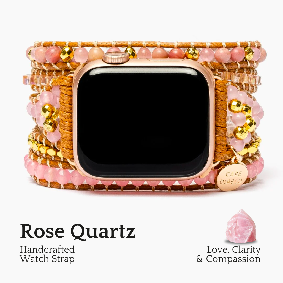 Golden Rose Quarz Apple Watch Armband