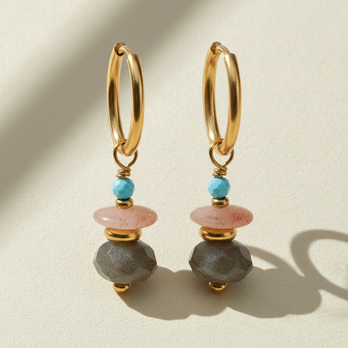 Aurora Labradorit Ohrringe