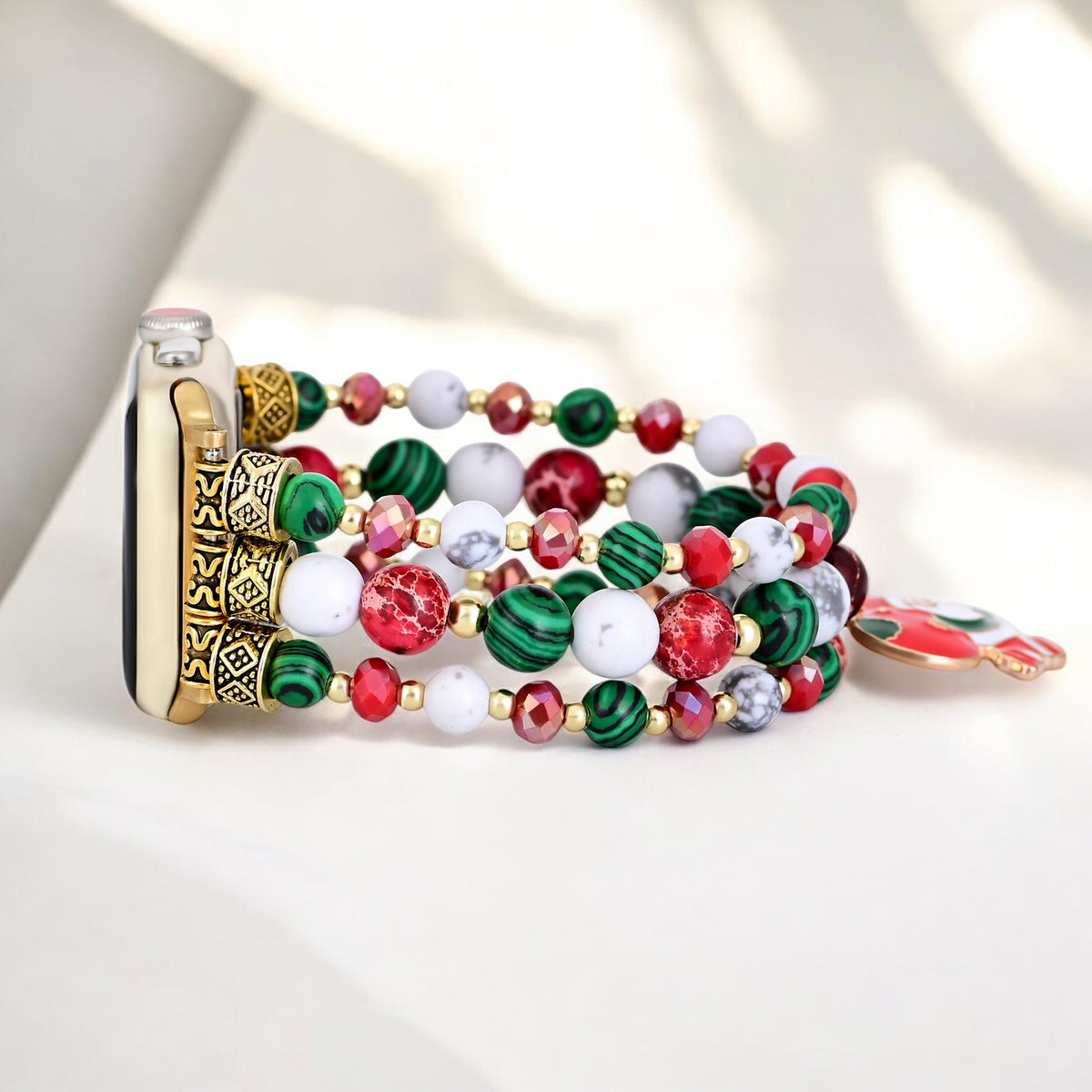 Fröhlicher Claus Stretch Apple Watch Armband