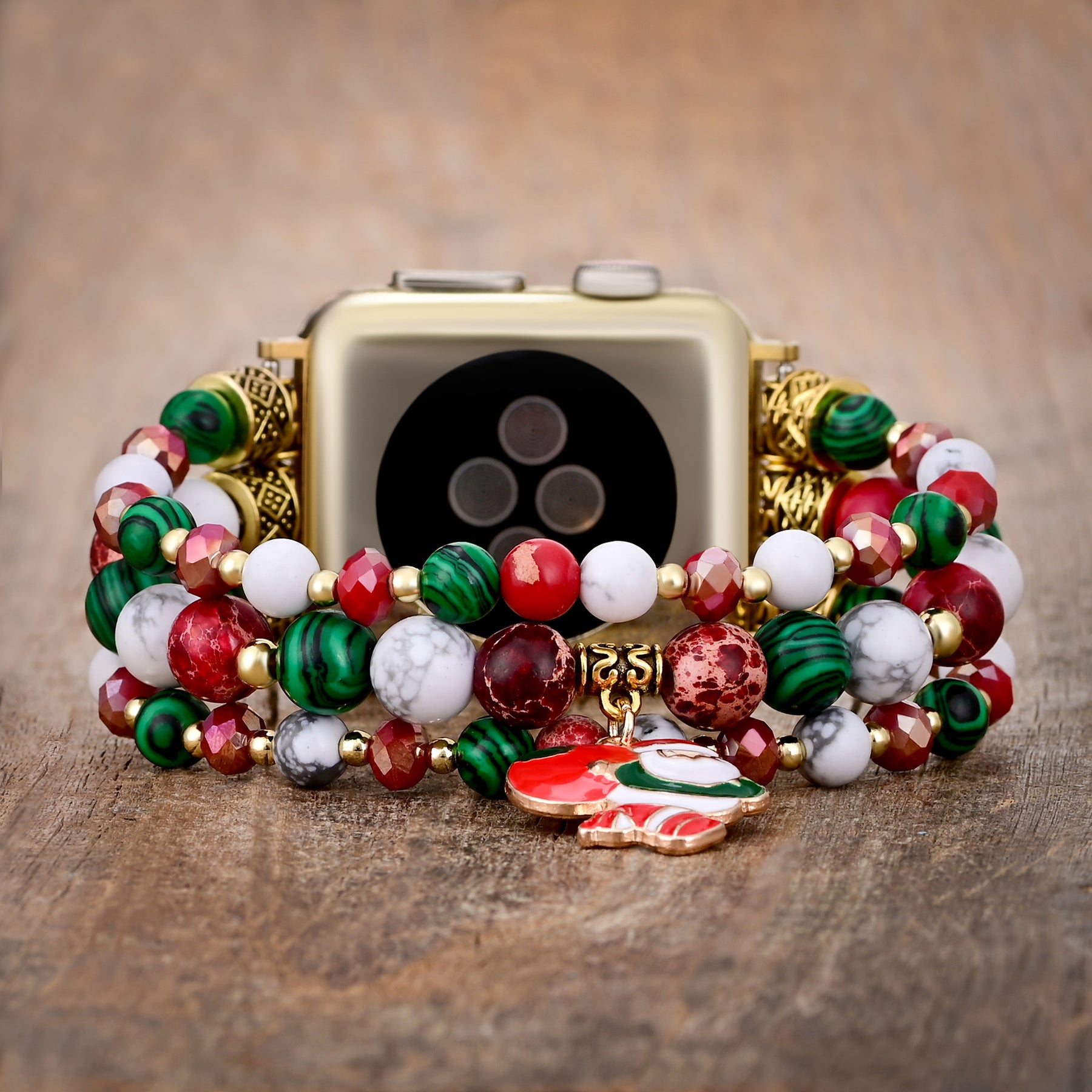 Fröhlicher Claus Stretch Apple Watch Armband