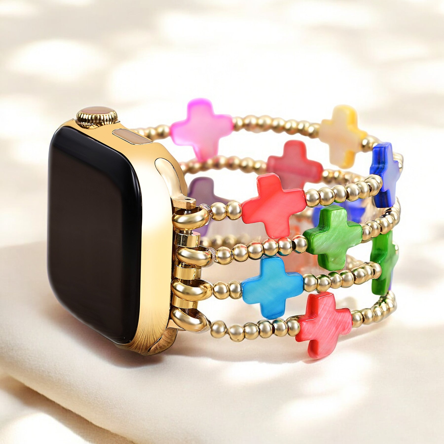 Chakra Cross Stretch Apple Watch Armband