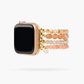 Orangefarbenes Symphonie-Armband für Apple Watch