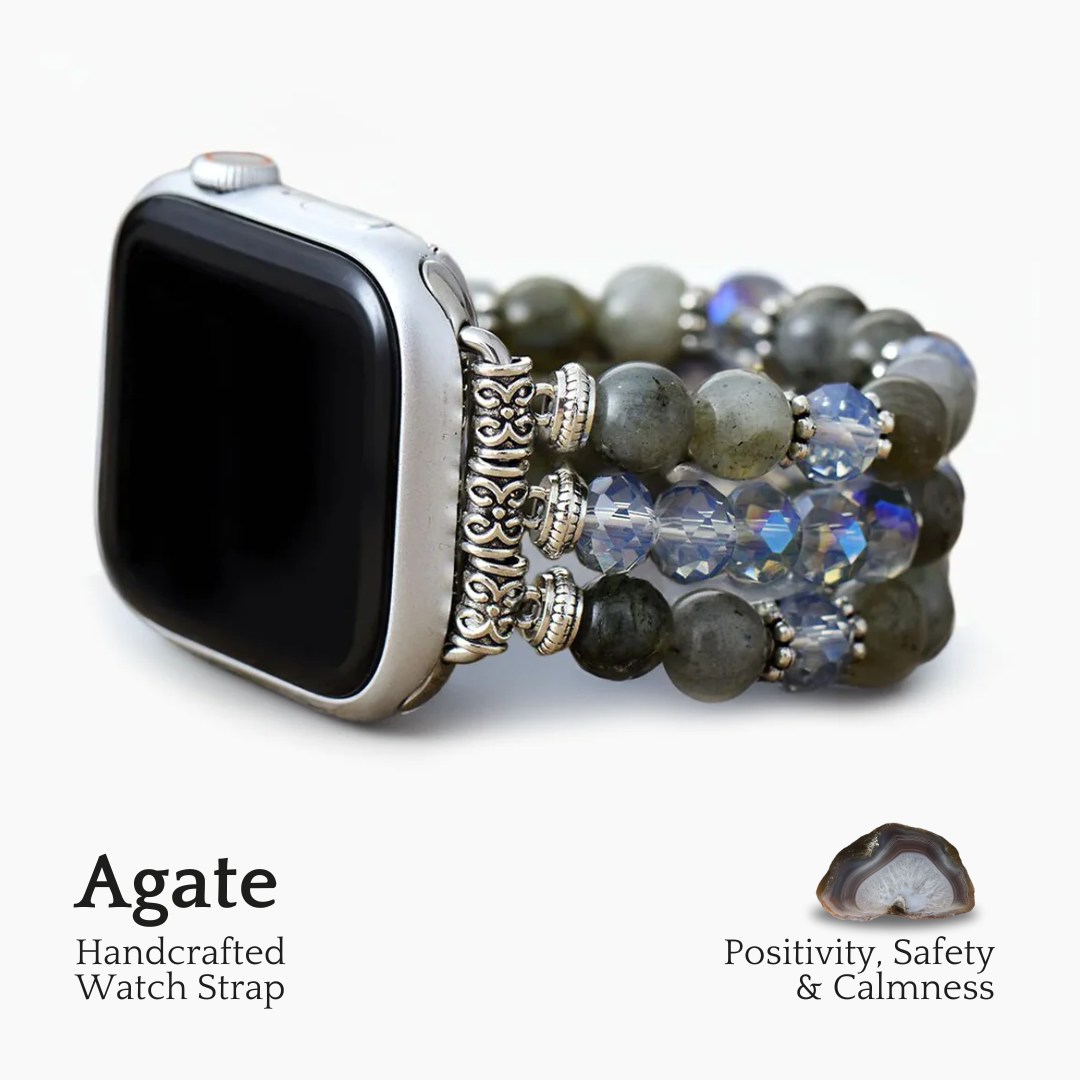 Achat-Kristall-Stretch-Apple-Watch-Armband