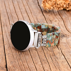 Earth Tibetan Jasper Stretch Apple Watch Armband