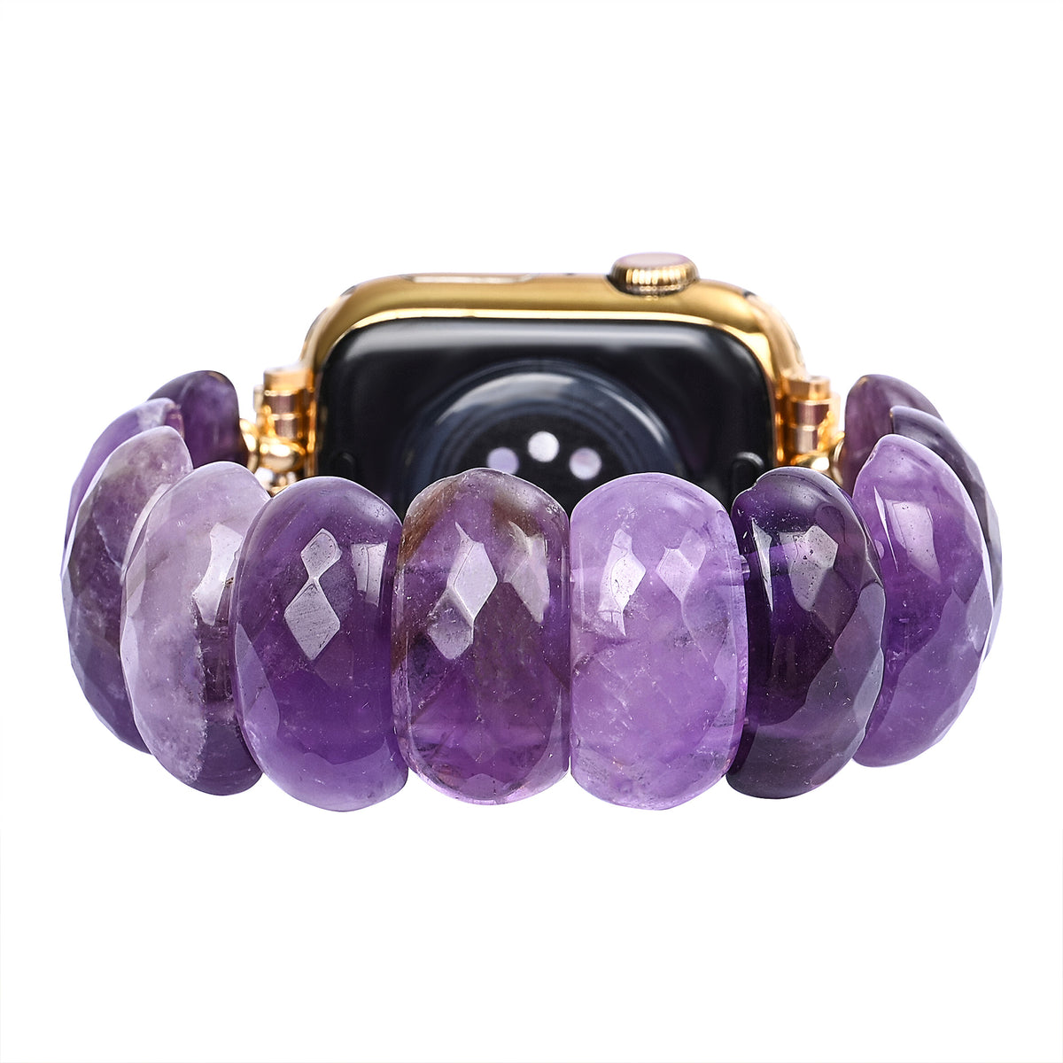 Heilender Amethyst Schutz Stretch Apple Watch Armband