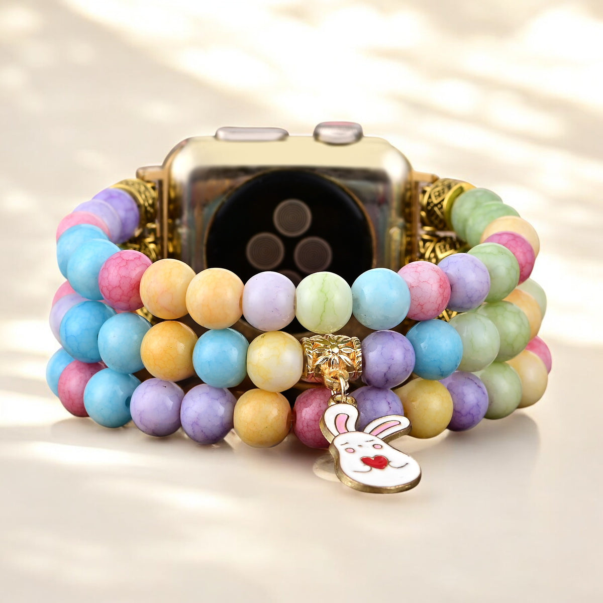 Stretch-Armband Apple Watch „Pastell Paradise“