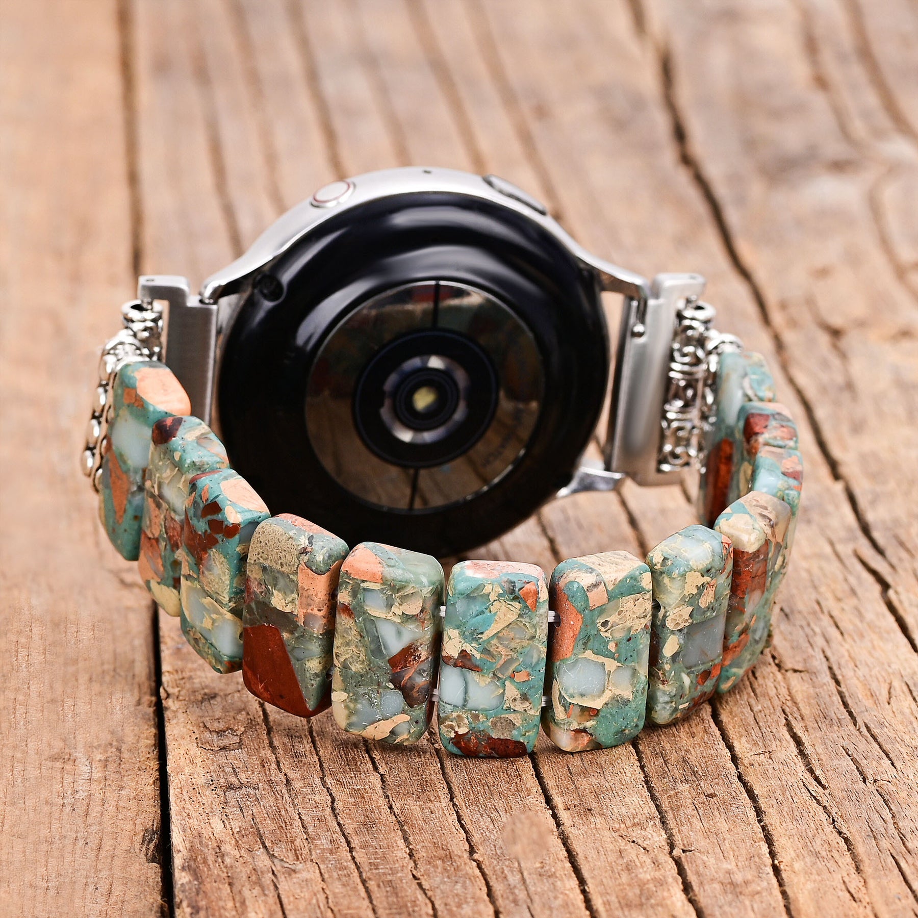 Earth Tibetan Jasper Stretch Apple Watch Armband