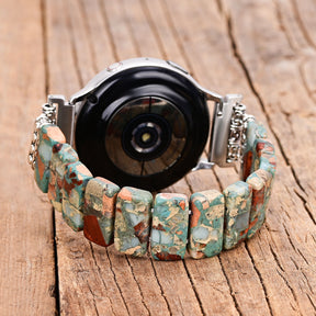 Earth Tibetan Jasper Stretch Apple Watch Armband